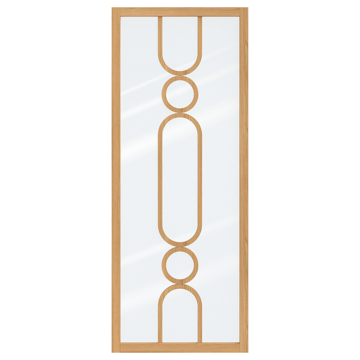 Binnendeur Skantrae SSL 14823 Blank Glas Natural Oak